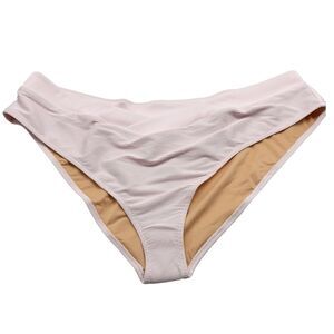 NWT J. Crew Light Pink Cross Front Cheeky Bikini Bottom Size 3X